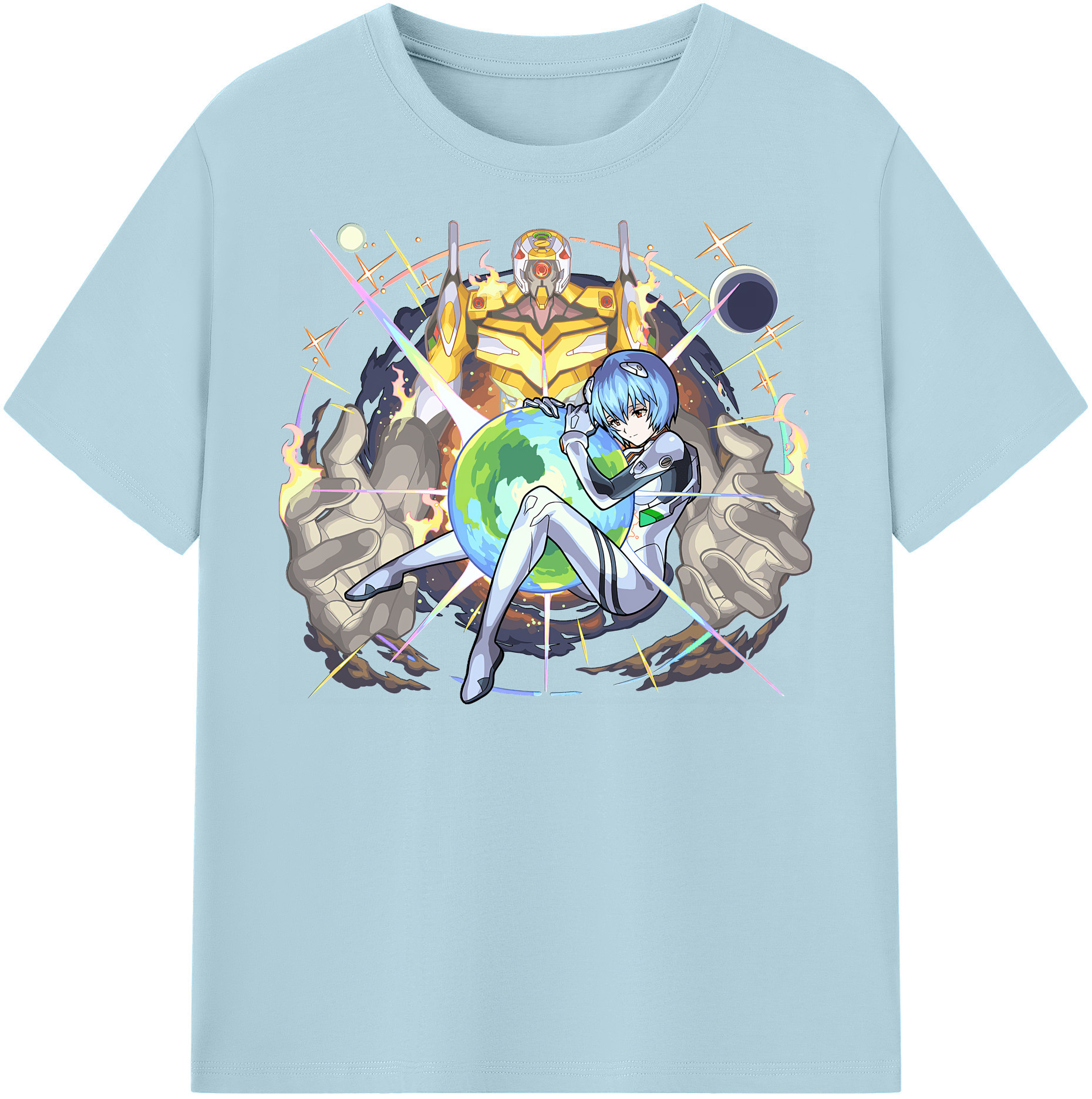 （画像用） EVA 新世紀エヴァンゲリオン 綿100％半袖Tシャツ（フロントプリント）